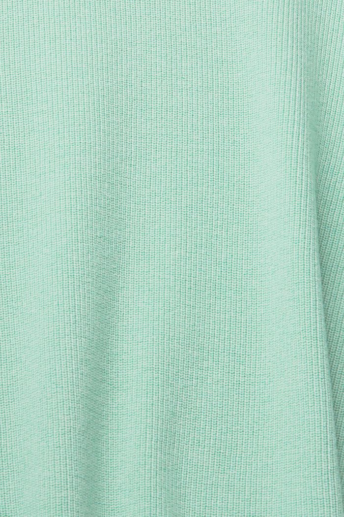 Jersey de cuello redondo, 100% algodón, PASTEL GREEN, detail image number 4