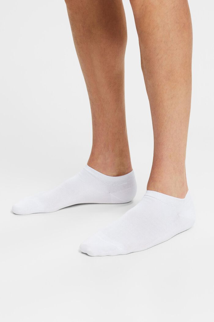 Pack de 2 pares de calcetines, algodón ecológico, WHITE, detail image number 1