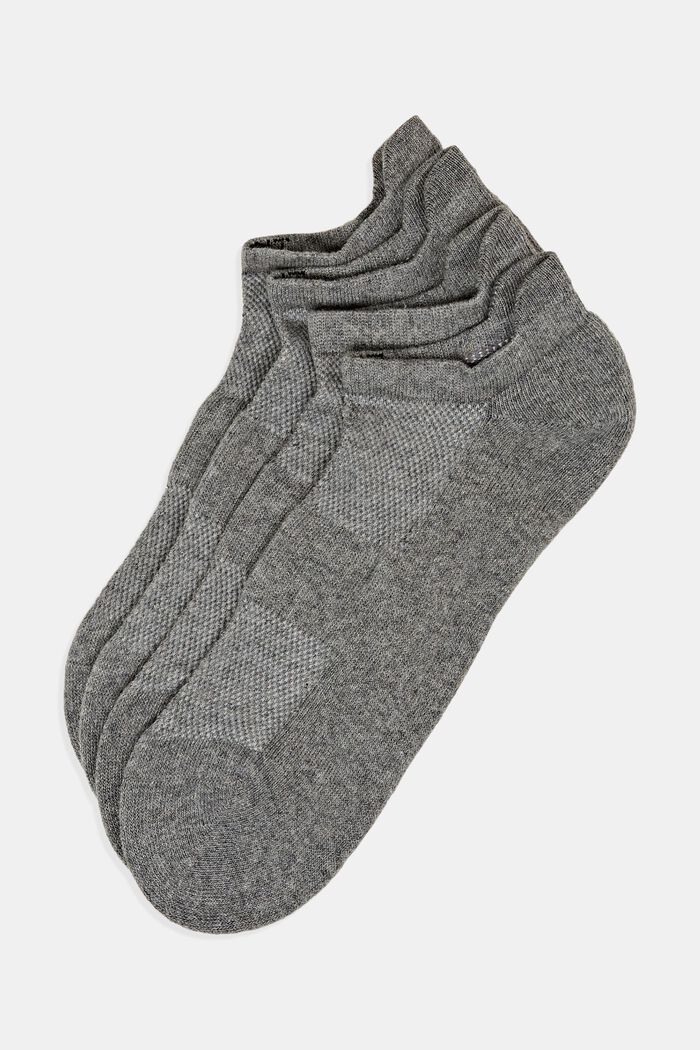 Pack de 2 pares de calcetines para deportivas, algodón ecológico, GREY, detail image number 0
