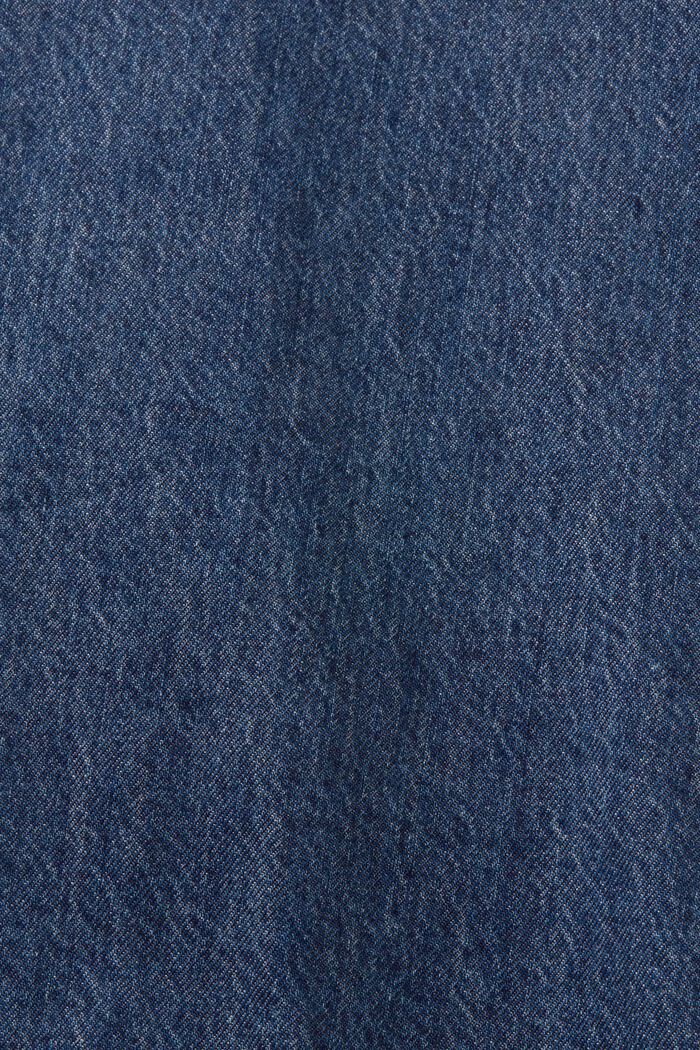 Camisa vaquera, 100% algodón, BLUE MEDIUM WASHED, detail image number 4