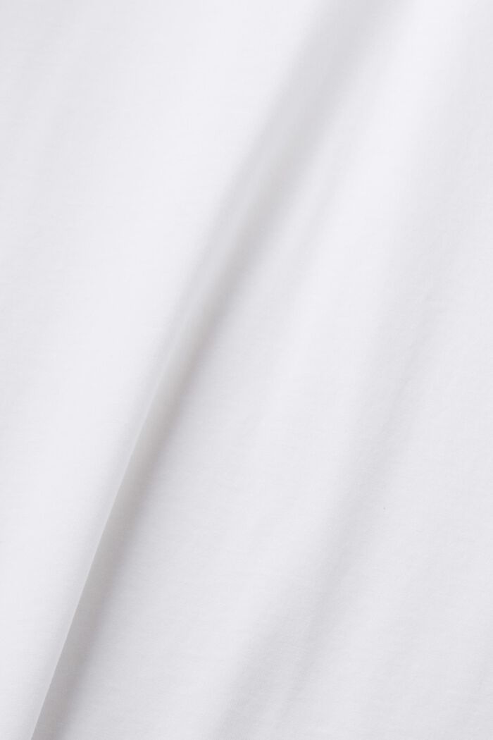 Camiseta de algodón ecológico, WHITE, detail image number 5