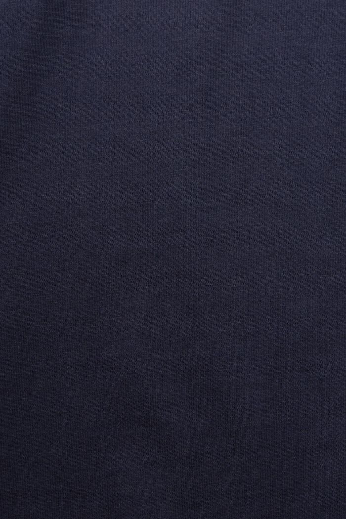 Camiseta estampada de algodón, PETROL BLUE, detail image number 4