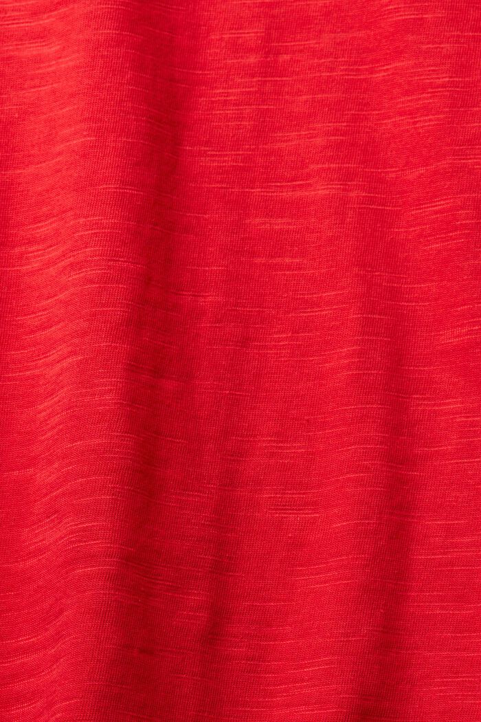 Camiseta de algodón de manga larga, DARK RED, detail image number 1