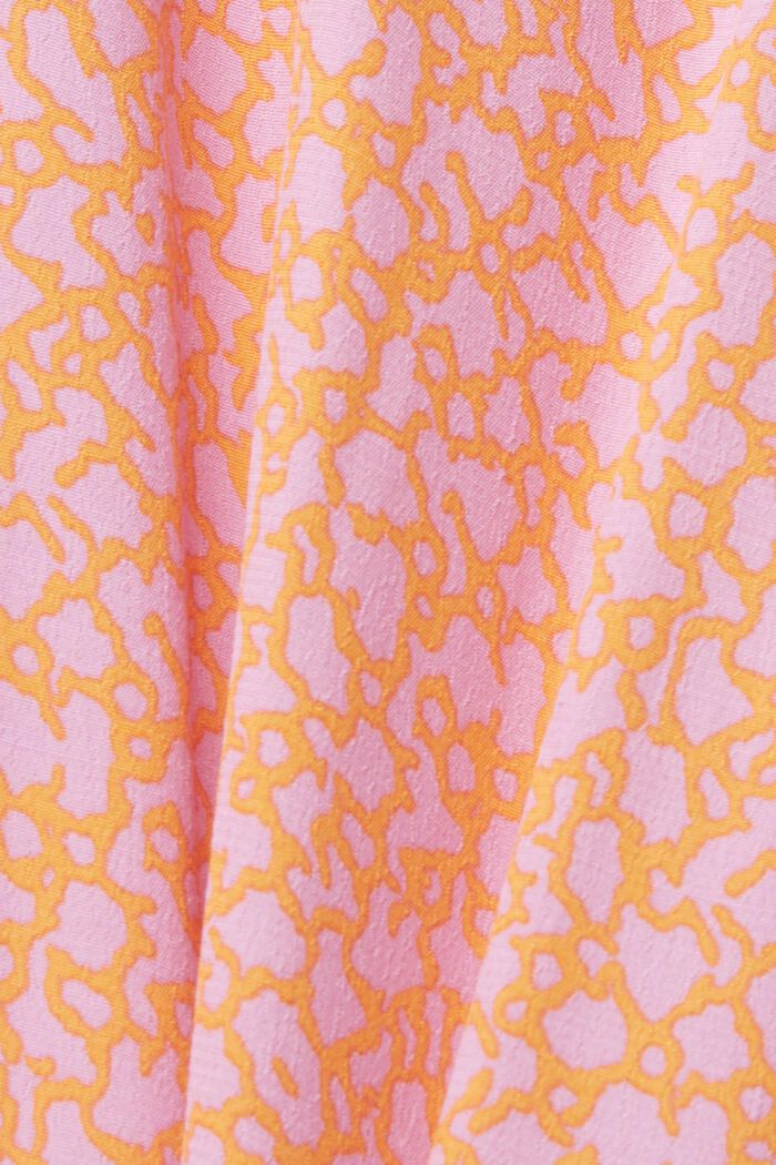 Falda midi con diseño floral allover, LILAC, detail image number 4
