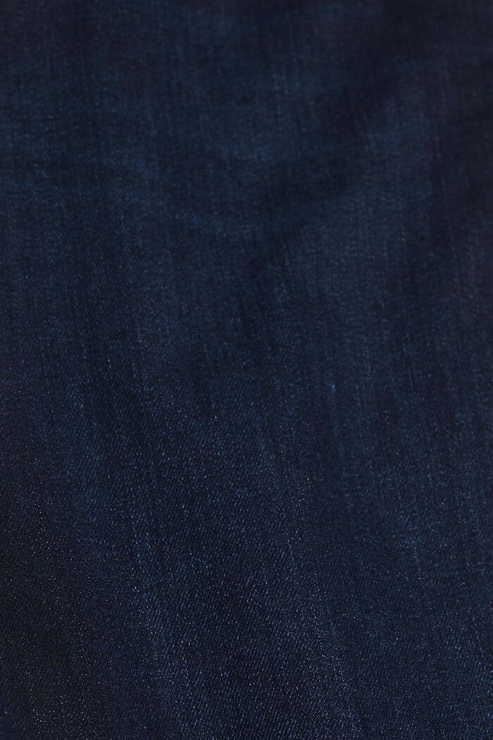 Vaqueros elásticos con algodón ecológico, BLUE DARK WASHED, detail image number 4