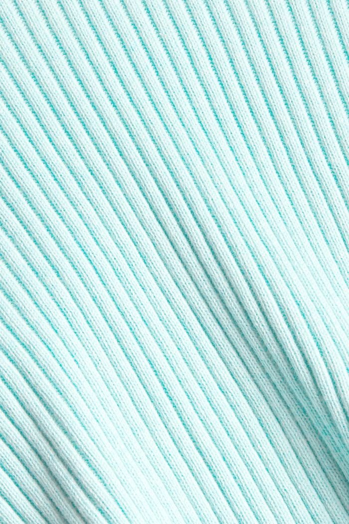 Jersey en 100 % algodón, LIGHT TURQUOISE, detail image number 4