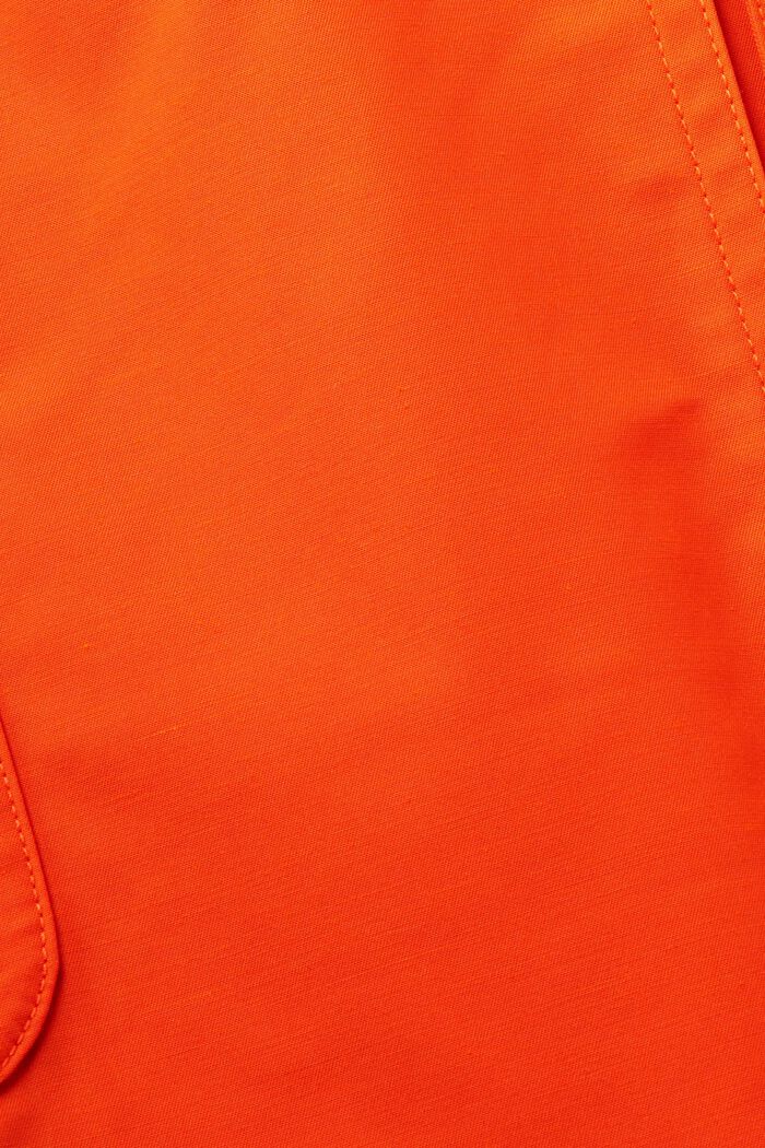 Gabardina corta de doble botonadura, ORANGE RED, detail image number 5
