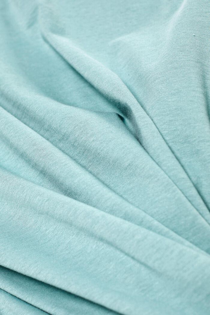 Pijama con estampado de lunares, 100 % algodón, TEAL GREEN, detail image number 5