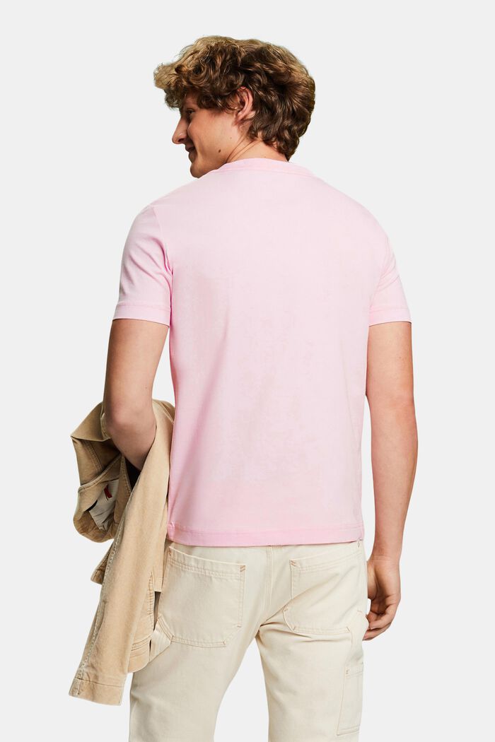 Camiseta en jersey de algodón con logotipo, PASTEL PINK, detail image number 3