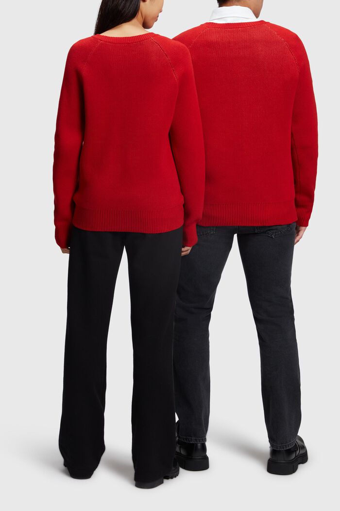 Jersey de punto unisex, RED, detail image number 1