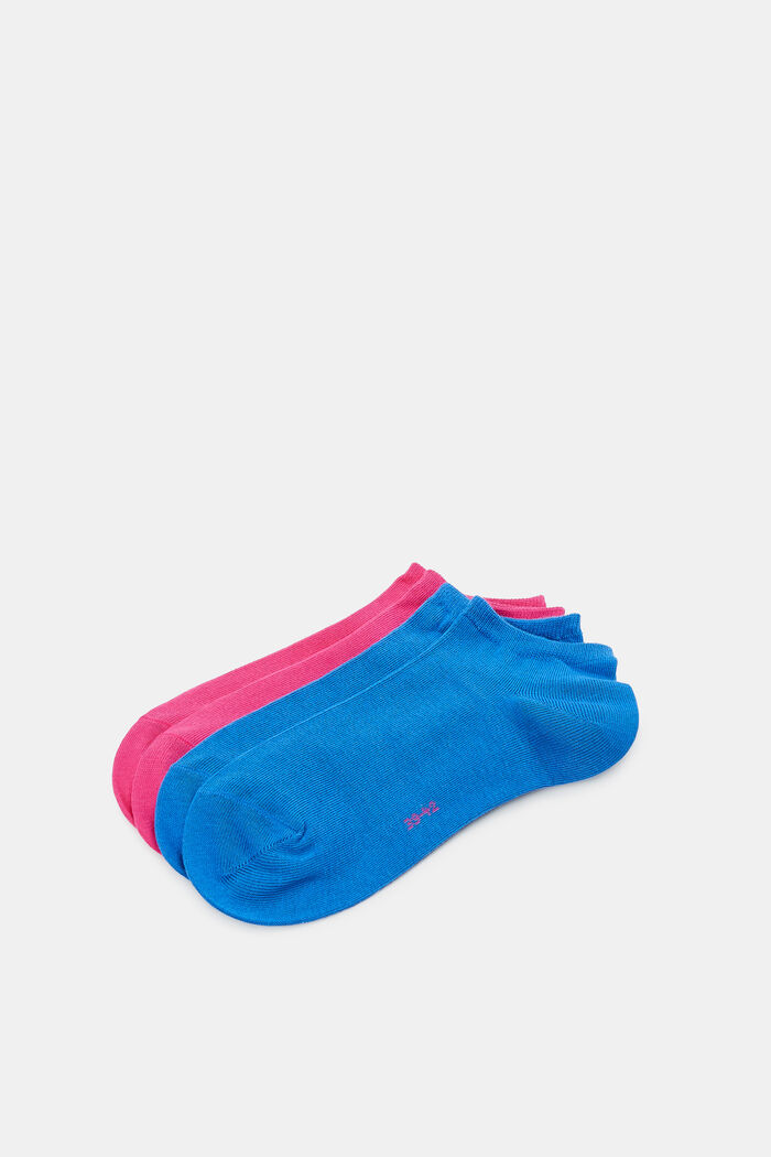 Pack de 2 calcetines tobilleros, PINK/BLUE, detail image number 0