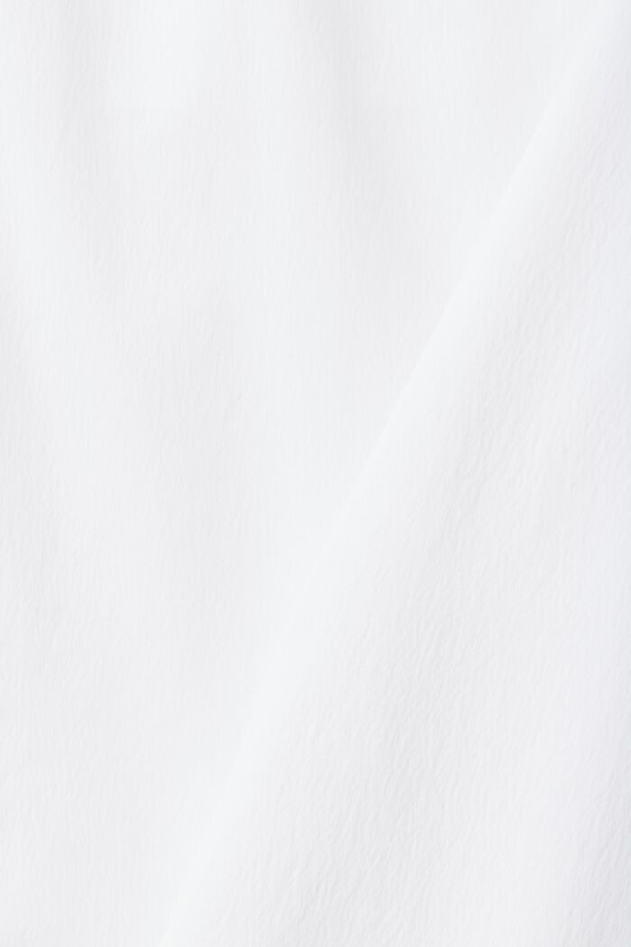 Pantalón deportivo de tiro alto y corte tapered, WHITE, detail image number 6