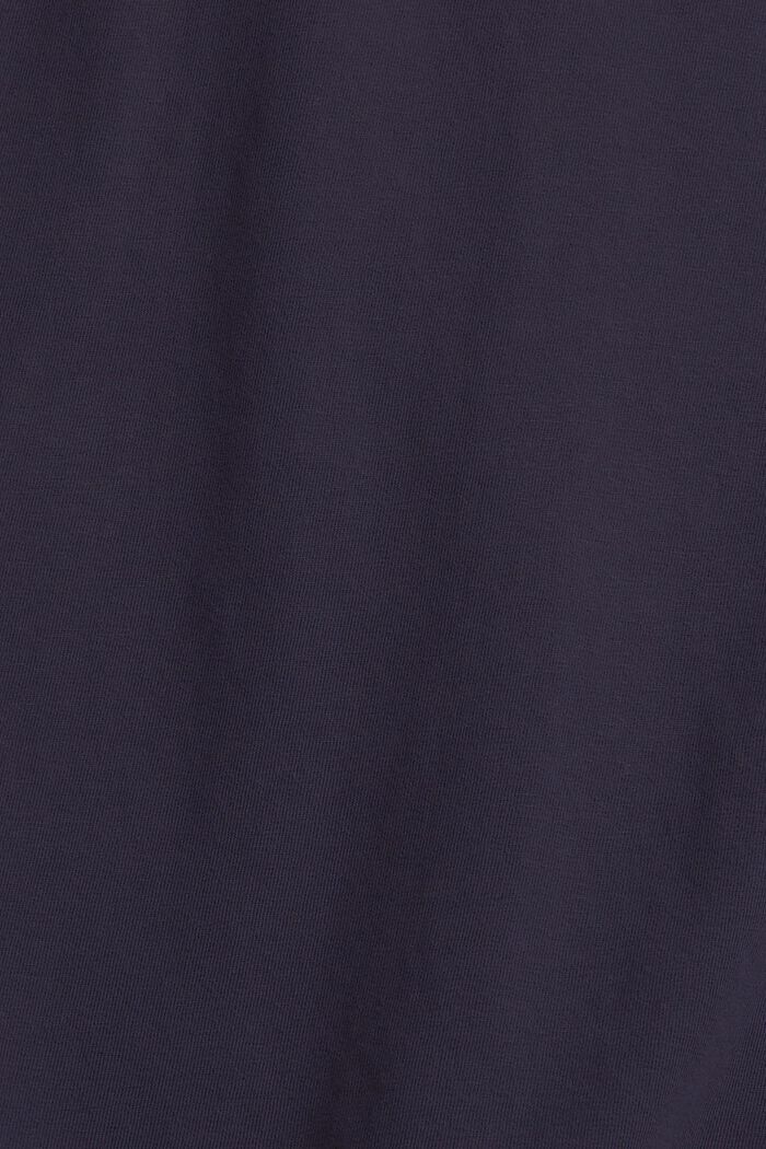 Camiseta de jersey con tira de botones, NAVY, detail image number 4