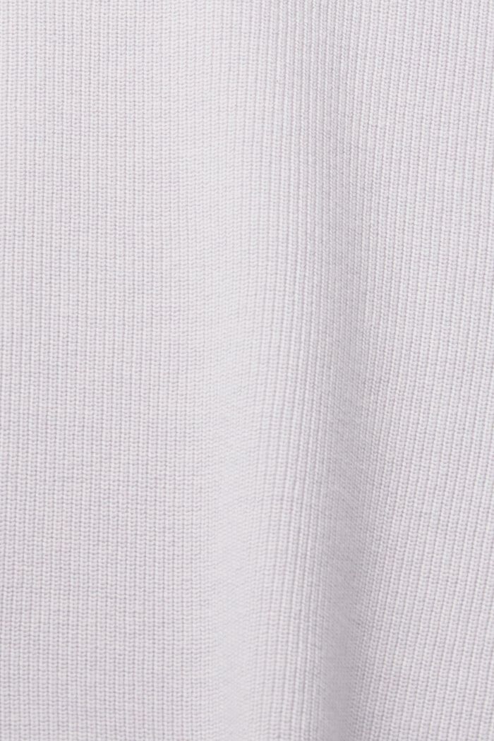 Jersey de cuello redondo, 100% algodón, LAVENDER, detail image number 1