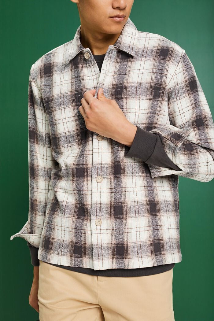 Camisa de franela de algodón a cuadros, ICE, detail image number 1