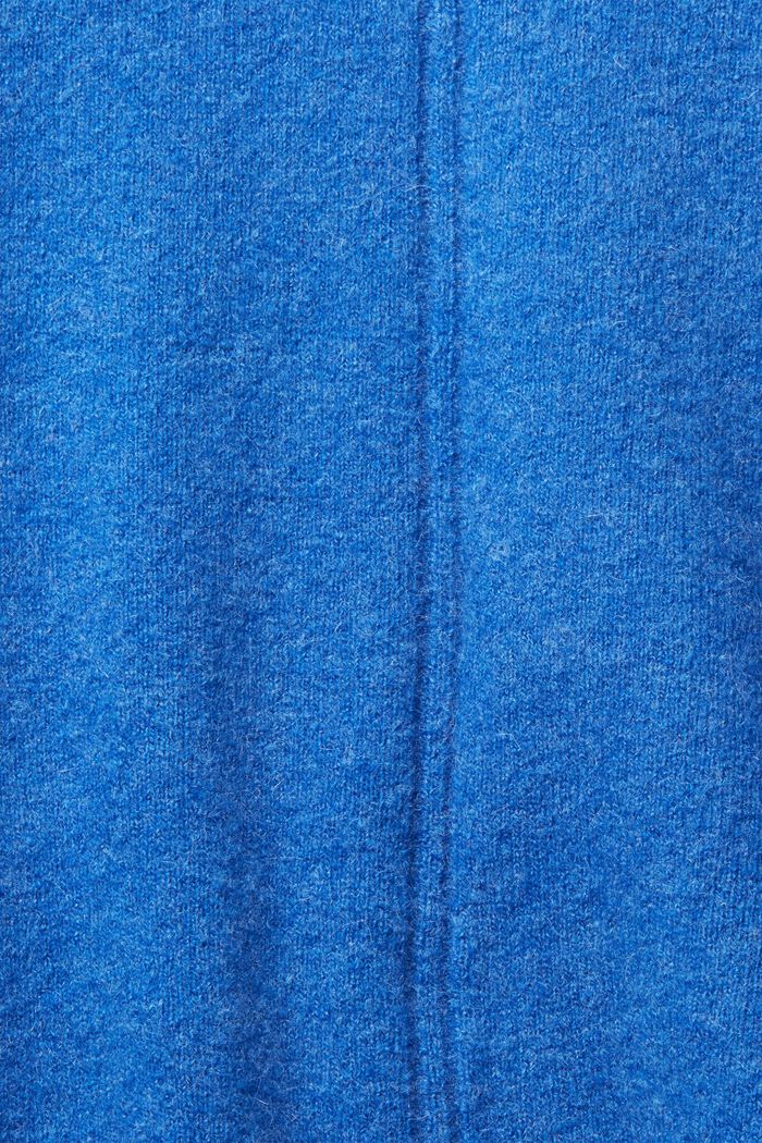 Con lana: jersey suave con cuello alto, BRIGHT BLUE, detail image number 1