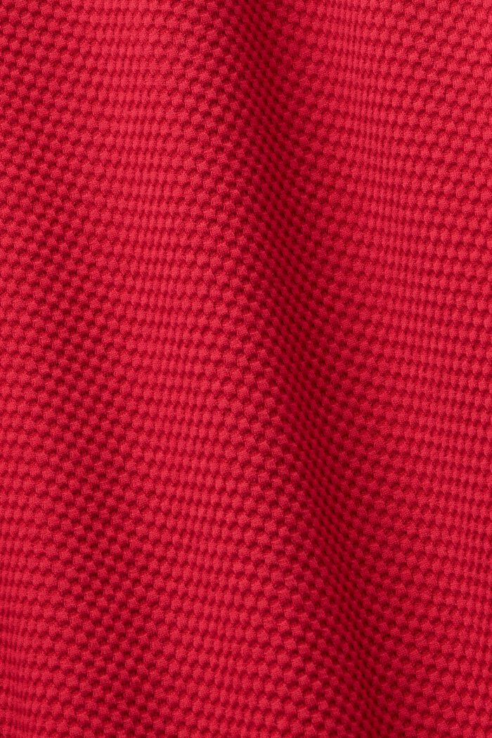 Cárdigan ligero texturizado, DARK RED, detail image number 4