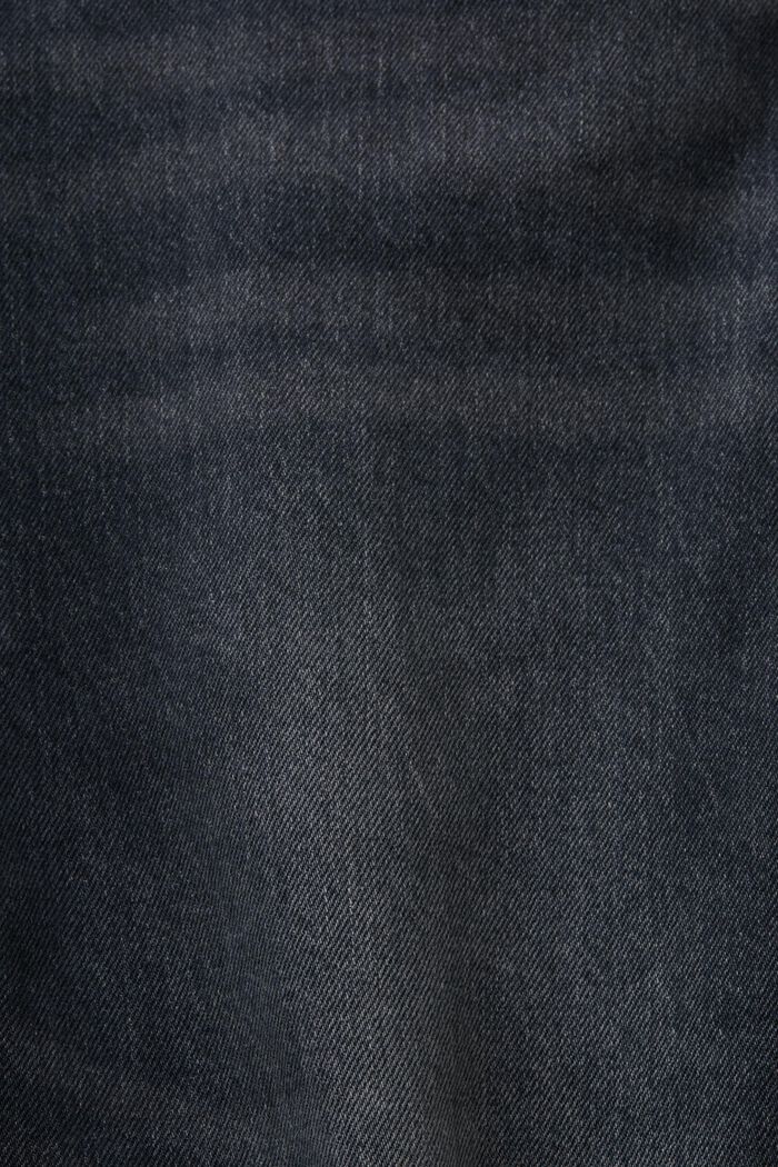 Jeans mid-rise retro straight, BLACK MEDIUM WASHED, detail image number 6
