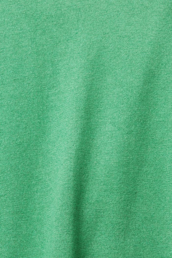 Jersey con cuello en pico, GREEN, detail image number 1