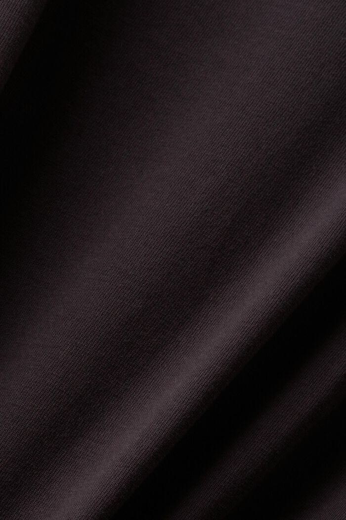 Camiseta de cuello redondo, 100% algodón, ANTHRACITE, detail image number 5