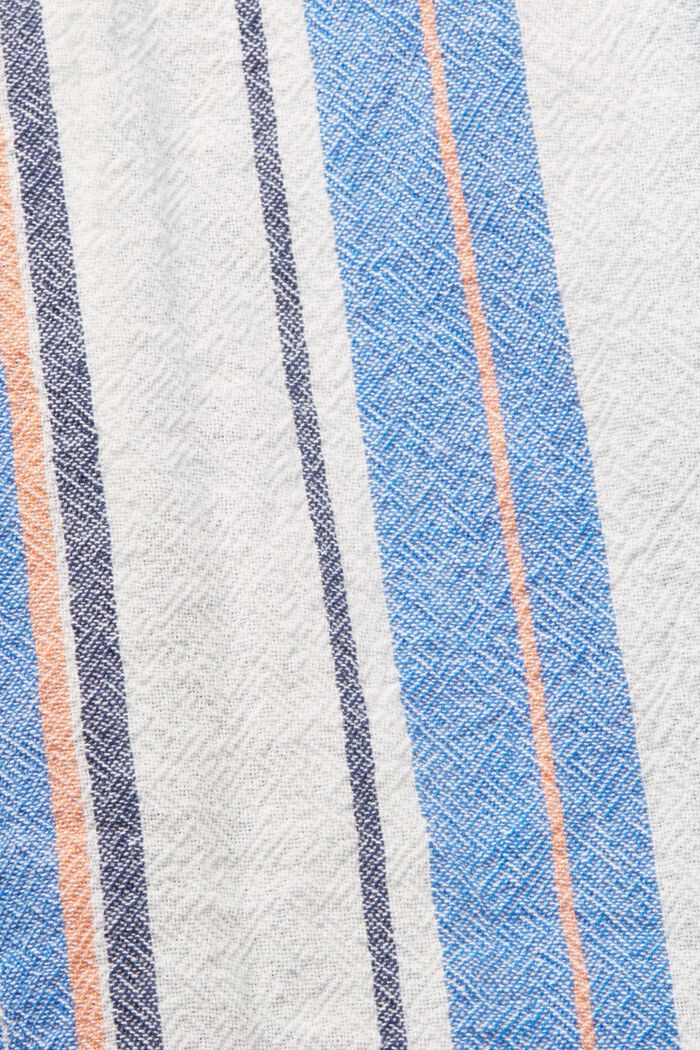 Camisa de manga corta a rayas, 100% algodón, BRIGHT BLUE, detail image number 5