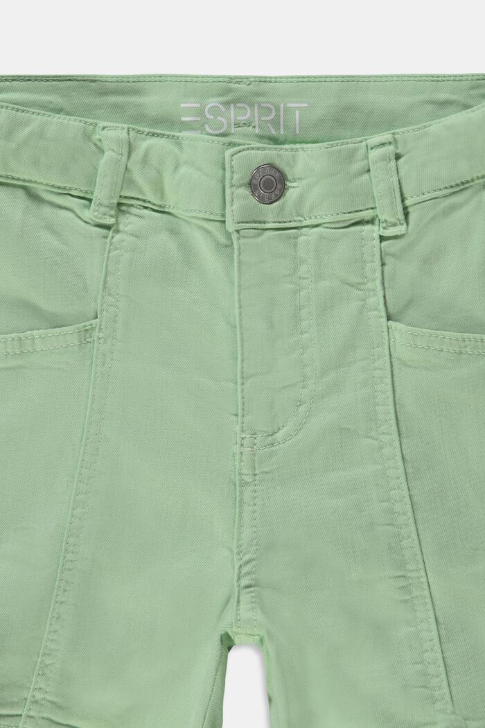 Reciclados: shorts con cintura ajustable, PISTACCHIO GREEN, detail image number 2