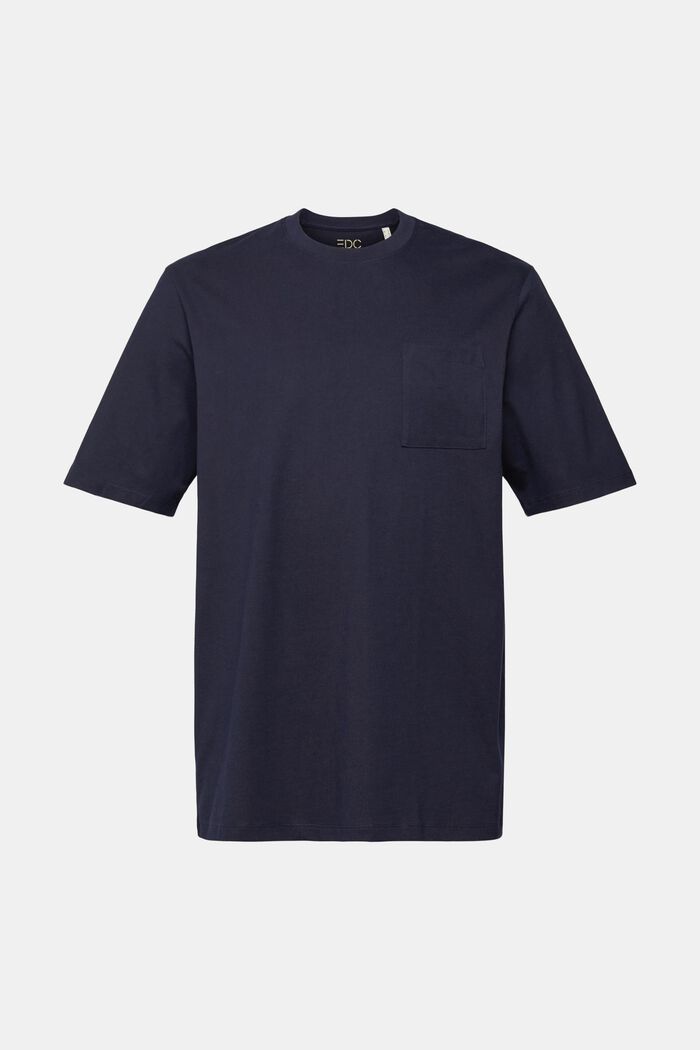Camiseta de tejido jersey, 100% algodón, NAVY, detail image number 2