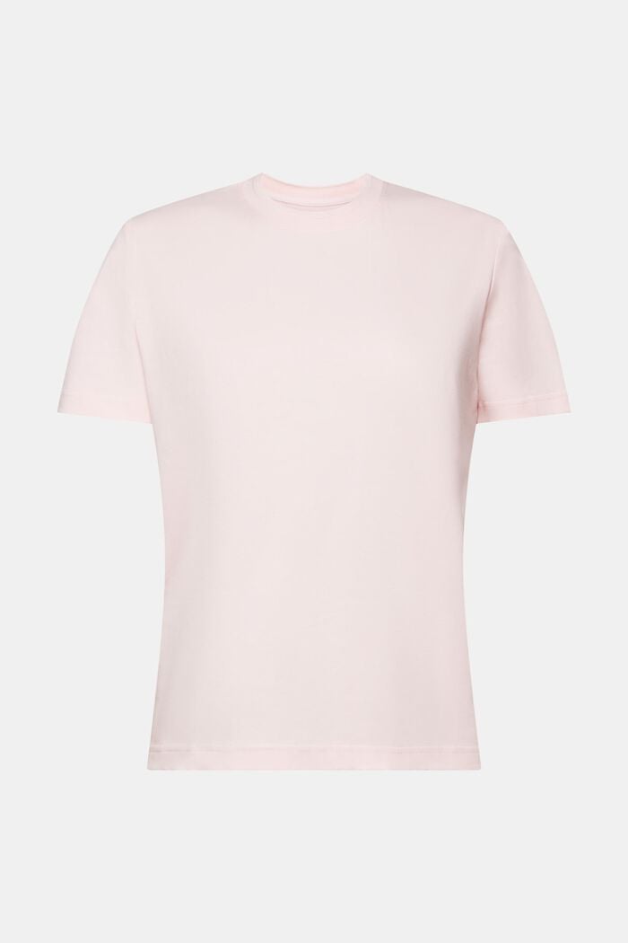 Camiseta con cuello redondo, 100% algodón, PASTEL PINK, detail image number 7