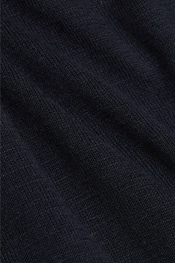 Cárdigan con capucha, algodón ecológico, BLACK, detail image number 4