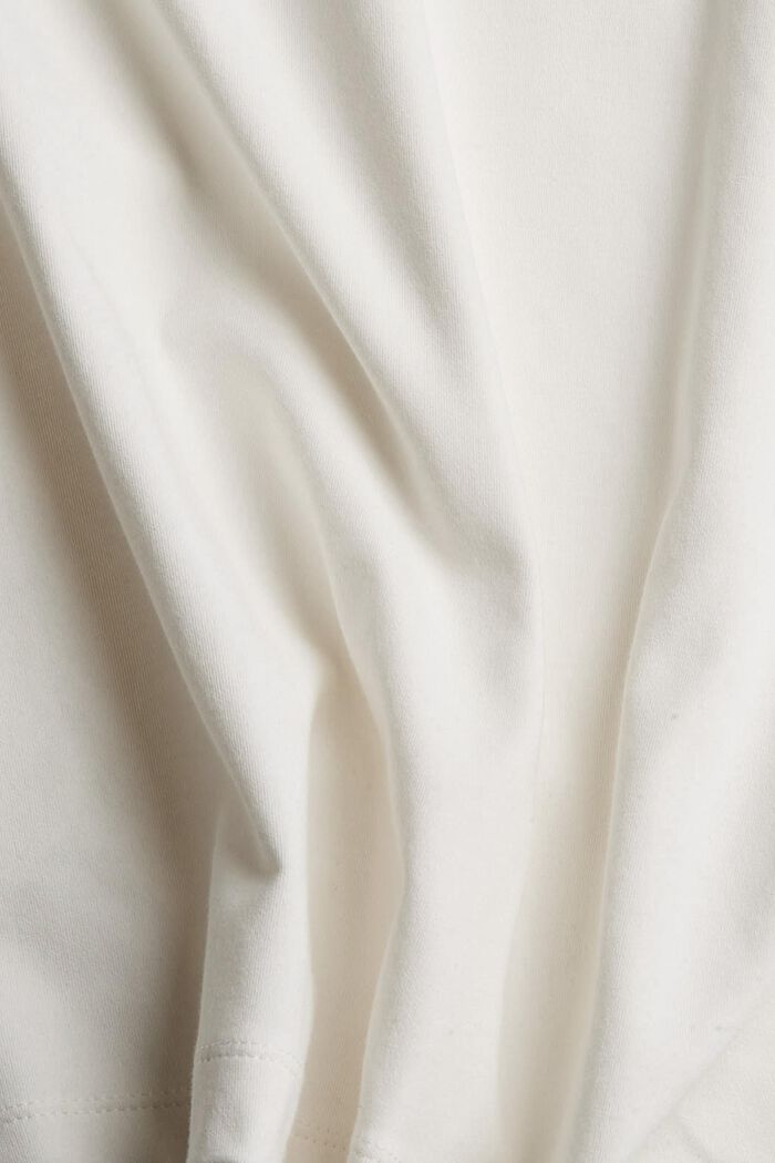 Camiseta oversize de algodón, OFF WHITE, detail image number 4