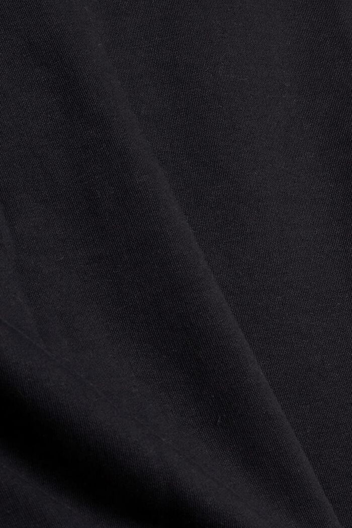 Sudadera confeccionada en una mezcla de algodón con capucha y bordado del logotipo, BLACK, detail image number 1