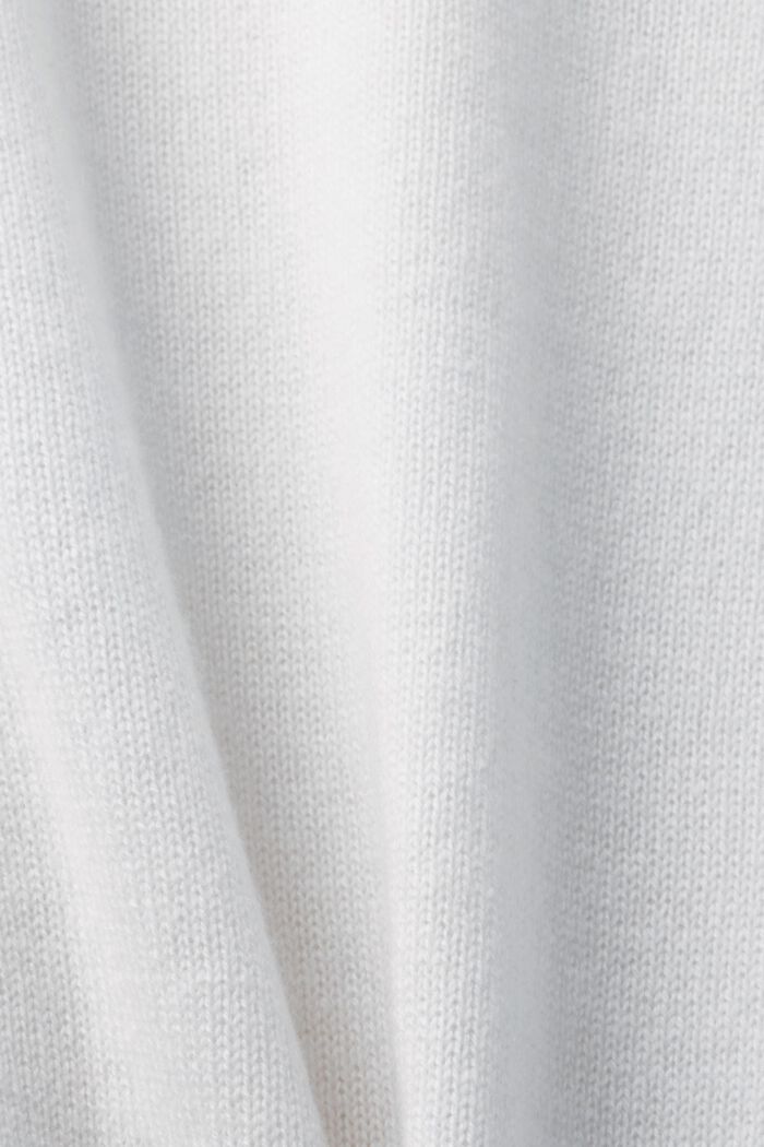 Jersey de cachemir, OFF WHITE, detail image number 6
