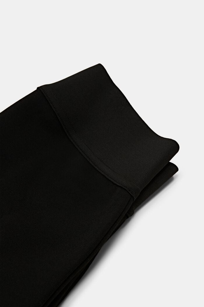 Leggings tobilleros, cintura cómoda, BLACK, detail image number 1
