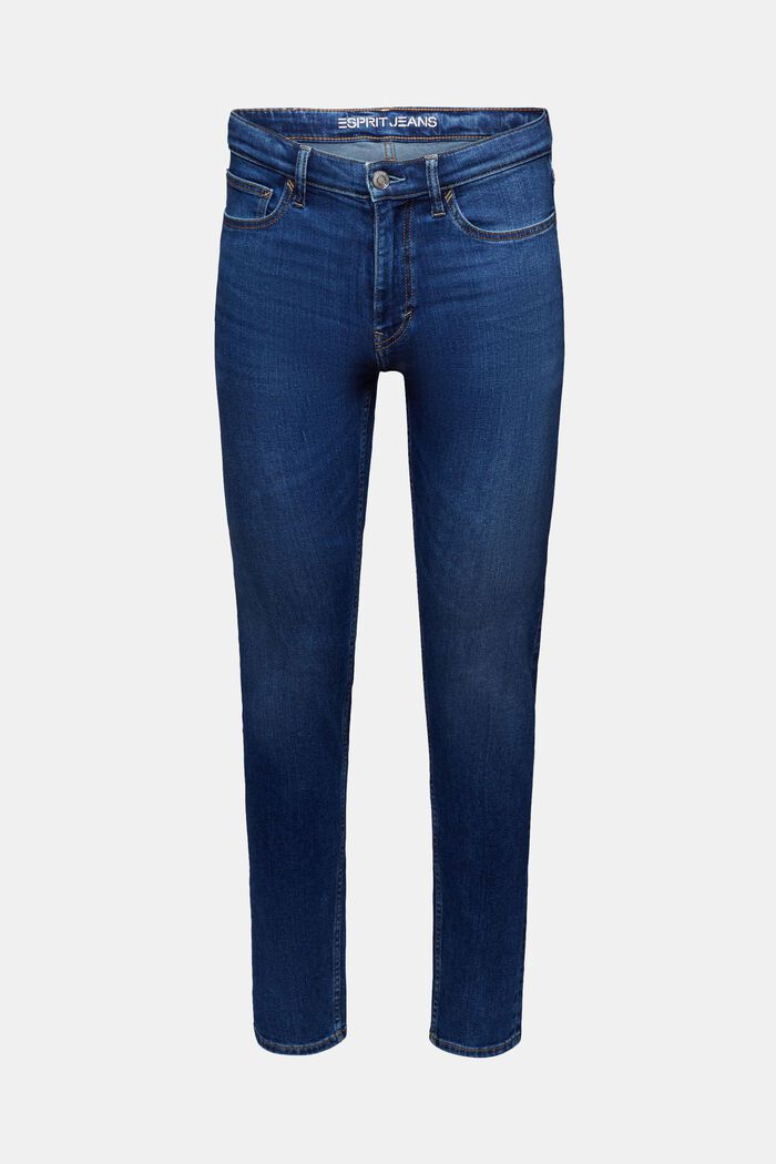 Jeans tapered slim, BLUE MEDIUM WASHED, detail image number 6