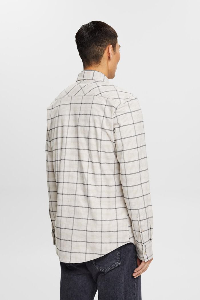 Camisa de franela con diseño a cuadros, WHITE, detail image number 3