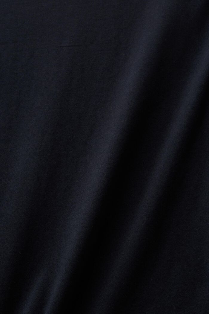 Camiseta de manga larga de algodón ecológico, BLACK, detail image number 5
