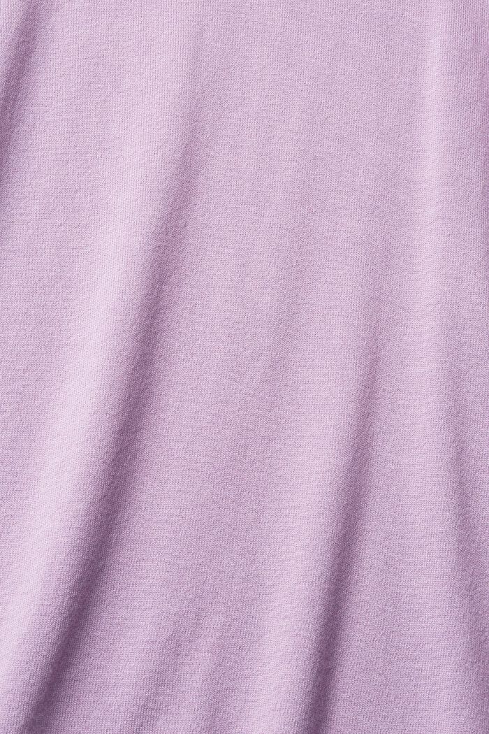 Jersey con cuello vuelto, LILAC, detail image number 5