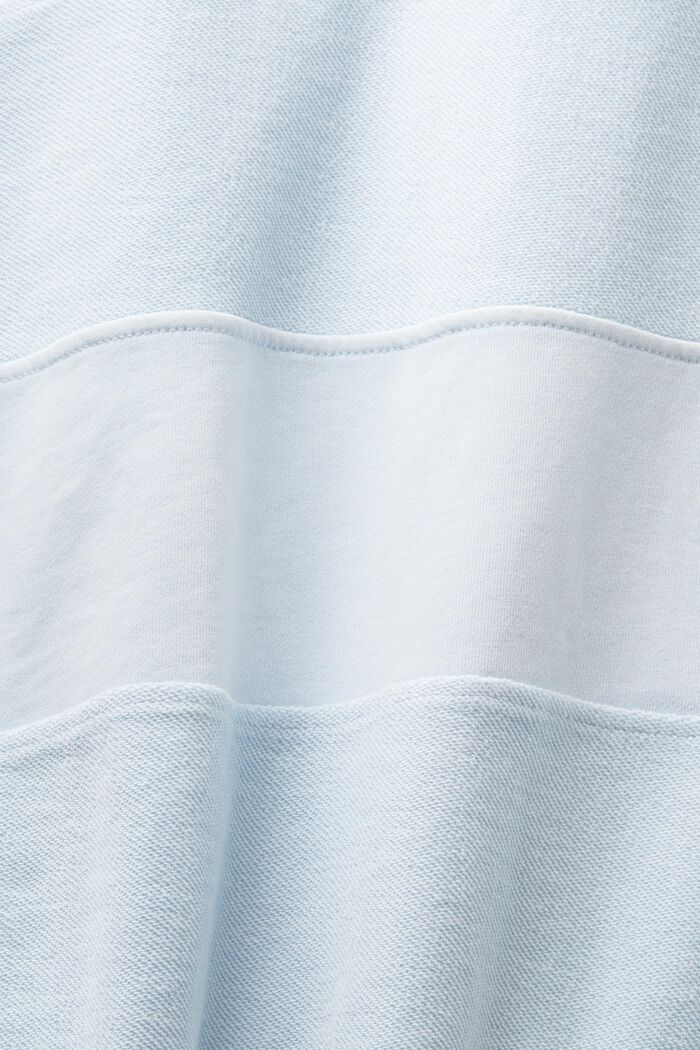Sudadera de algodón ecológico con textura, LIGHT BLUE, detail image number 5