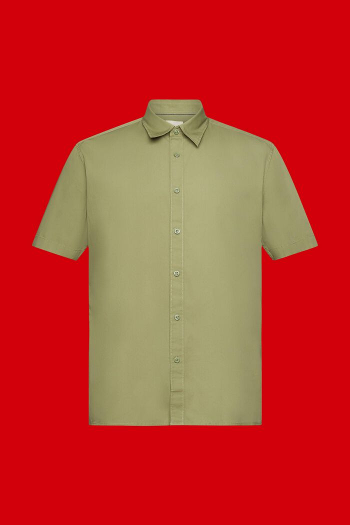 Camiseta de manga corta en algodón sostenible, LIGHT KHAKI, detail image number 5