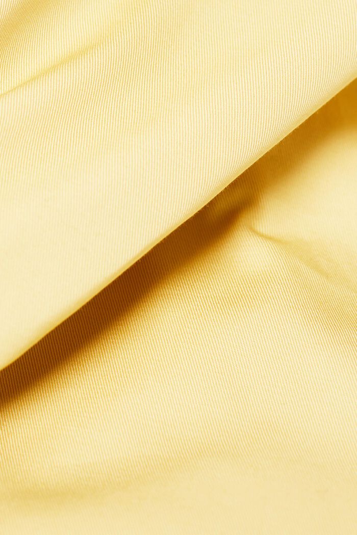 Gabardina corta realizada en algodón, DUSTY YELLOW, detail image number 4