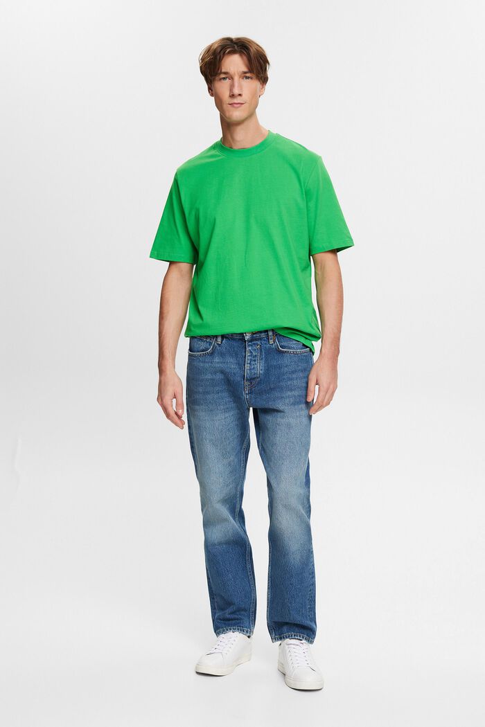 Camiseta de algodón con cuello redondo, GREEN, detail image number 4