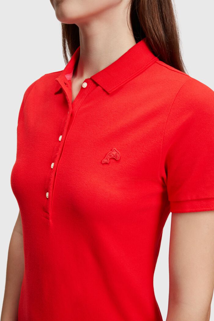 Vestido tipo polo Dolphin Tennis Club Classic, RED, detail image number 2