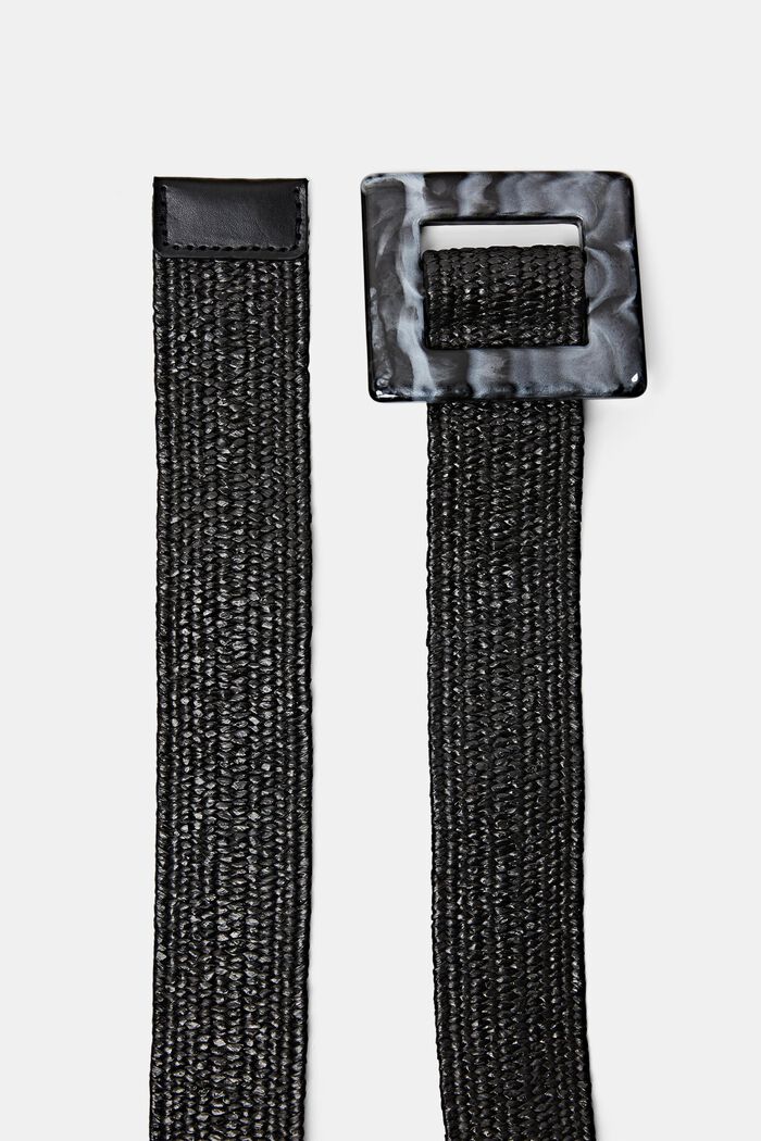 Gorro de pescador en tejido de resina elástico, BLACK, detail image number 1