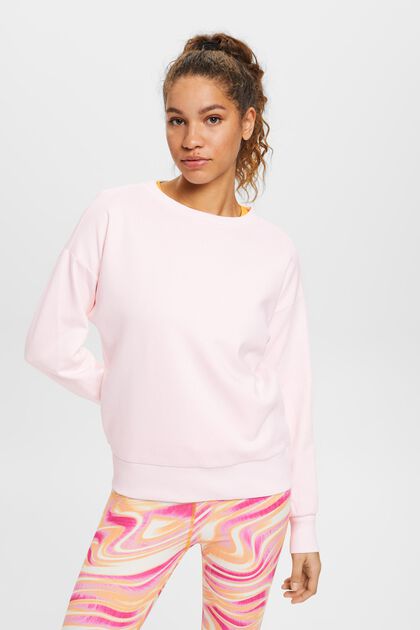 Sudadera con detalle transpirable, PASTEL PINK, overview
