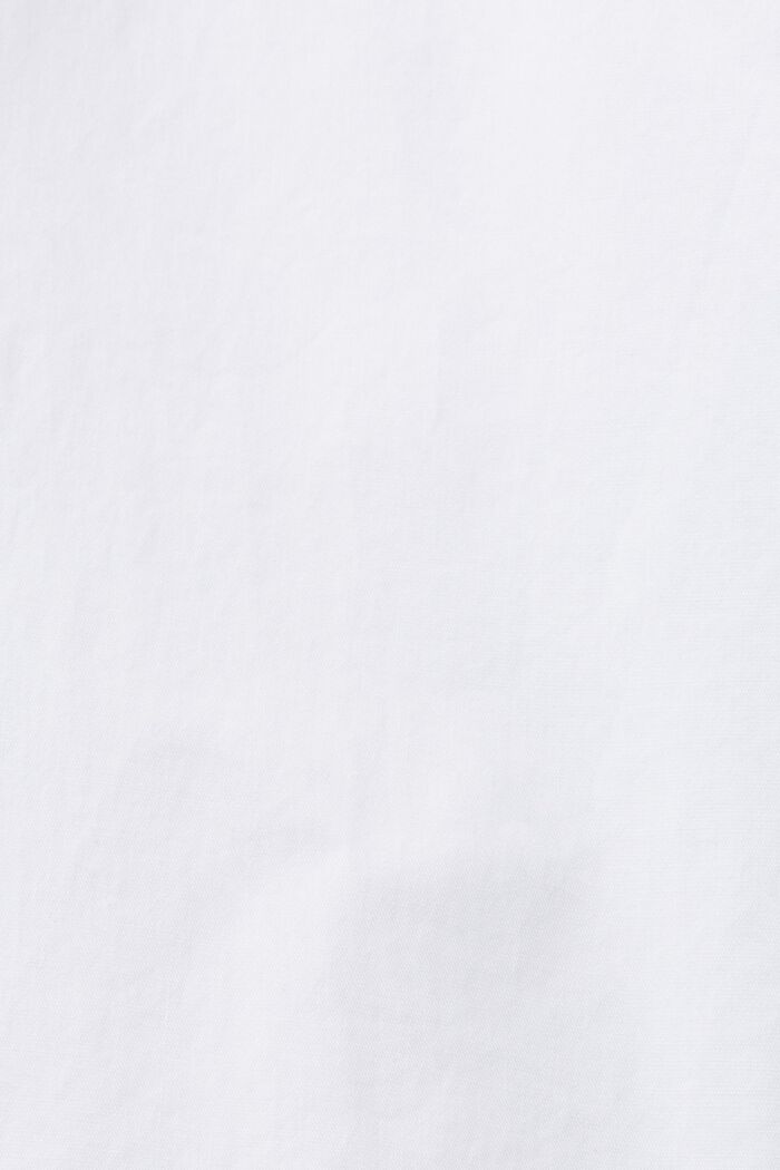 Blusa camisera con corte holgado, WHITE, detail image number 5