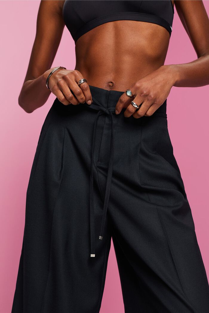 Pantalón con corte amplio, BLACK, detail image number 2