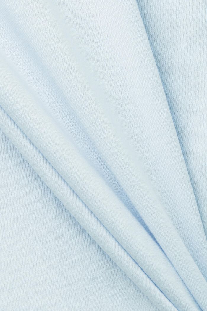Camiseta con estampado, 100% algodón, PASTEL BLUE, detail image number 5