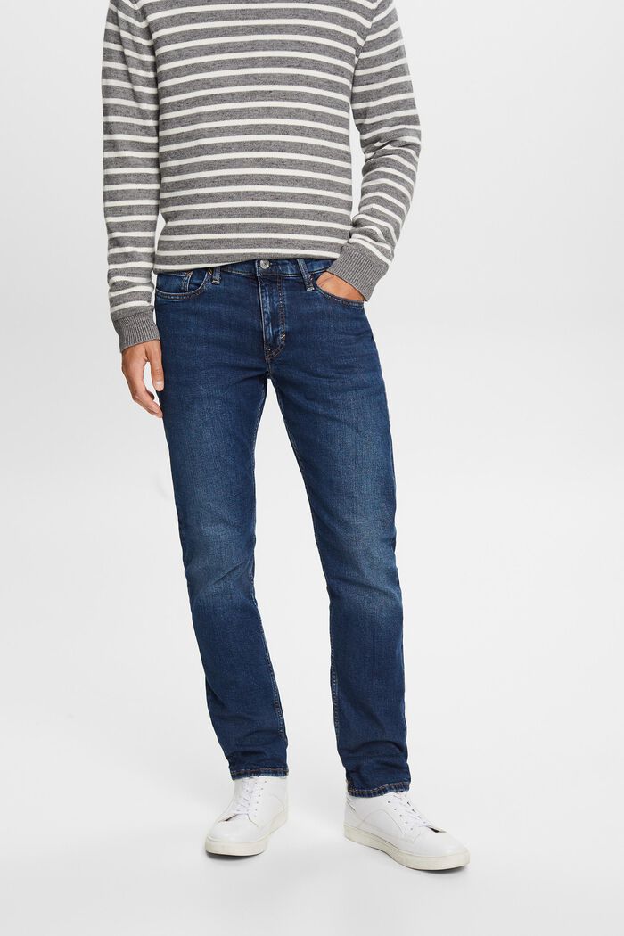 Reciclados: jeans slim fit, BLUE DARK WASHED, detail image number 0