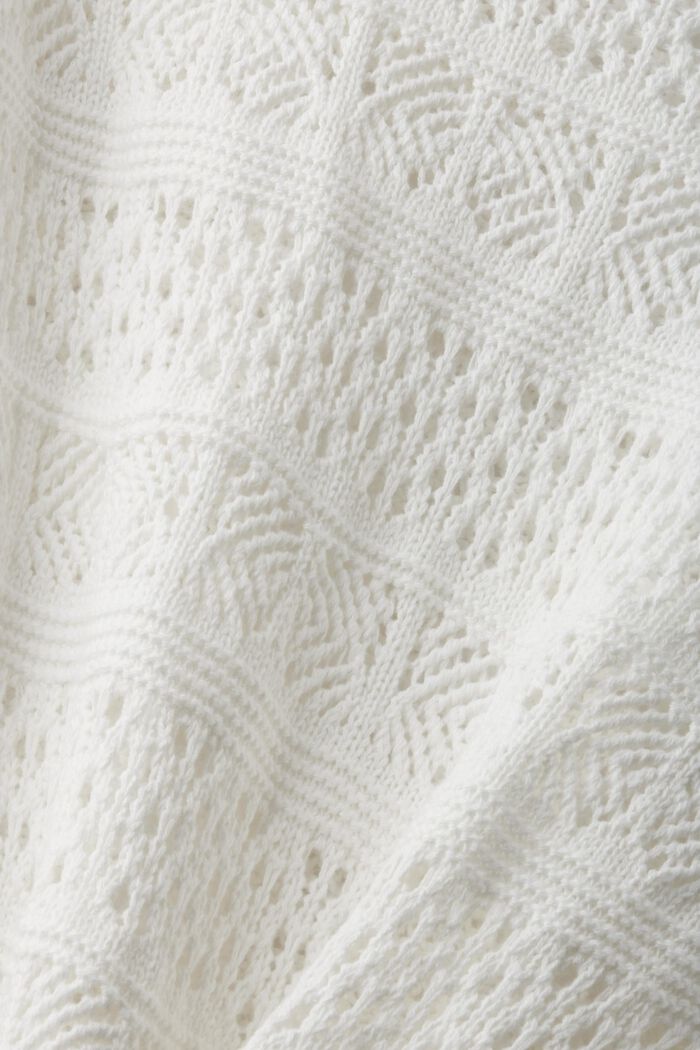 Jersey texturizado de algodón sostenible, OFF WHITE, detail image number 5