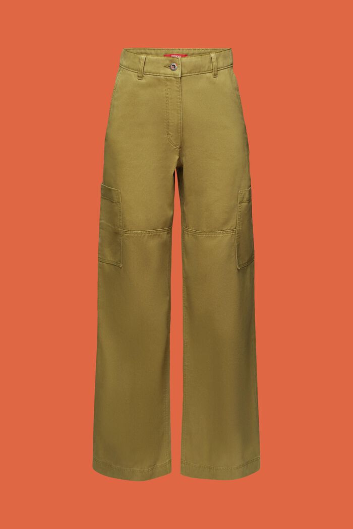 Pantalones cargo con pernera ancha, LIGHT KHAKI, detail image number 5